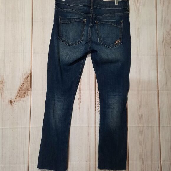 Express Jeans Ladies 6 Cropped Leggings raw hem - Picture 2 of 9